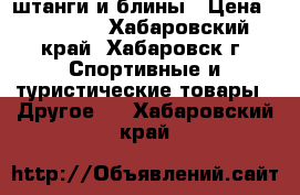 штанги и блины › Цена ­ 13 000 - Хабаровский край, Хабаровск г. Спортивные и туристические товары » Другое   . Хабаровский край